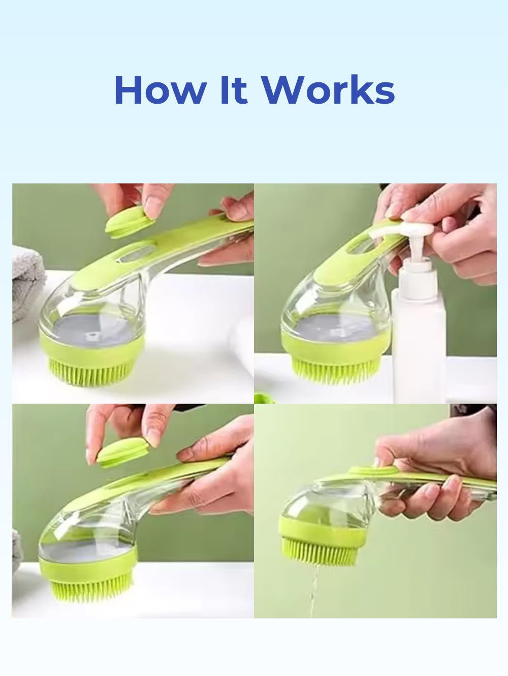 BubblyBuddy™ Bath Brush